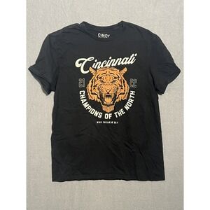 Cincy Shirts Cincinnati Bengals Champions of the North 2021-2022 Black T-Shirt L